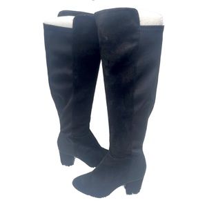 Clearance💥 Zigi Soho Over the Knee Black Faux Suede Boots Sz 9.5 M54